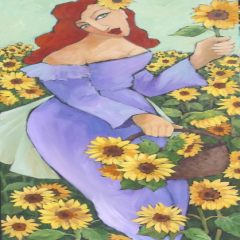 Sunflower girl