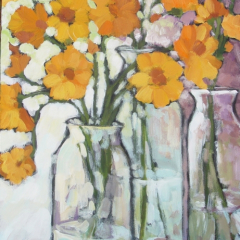 Orange Daisies